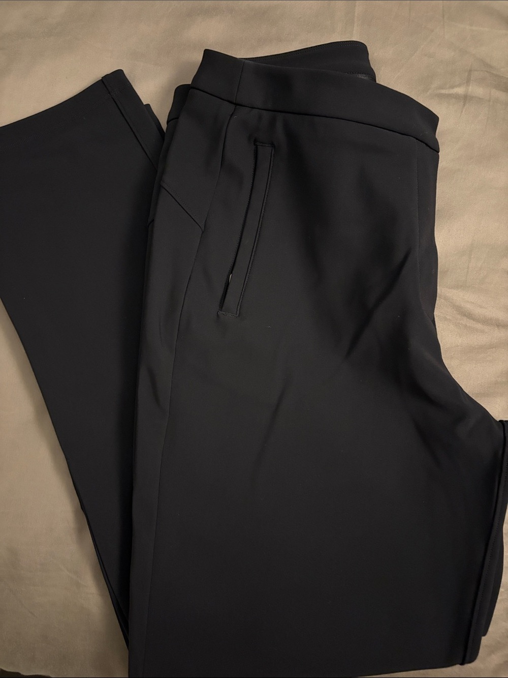 lululemon athletica Black Cropped Performance Pants